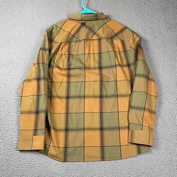 Duluth Trading Co Alakan Hardgear Button Shirt Men's Medium Plaid New - Picture 8 of 9